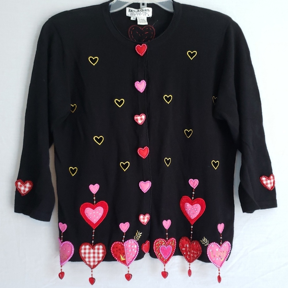 Jack B. Quick Heart Sweater Vintage